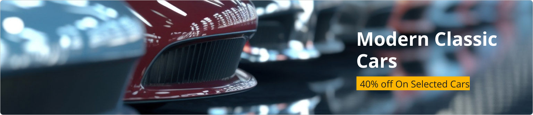 Modern Classic Cars Banner