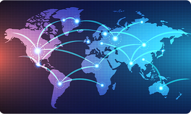 World map illustration